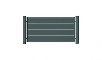 Metallzaun Trawertyn Plus